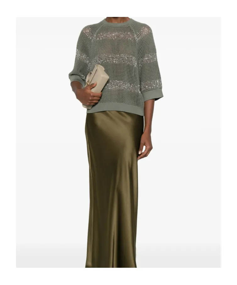 Sequin-Embellished Jumper