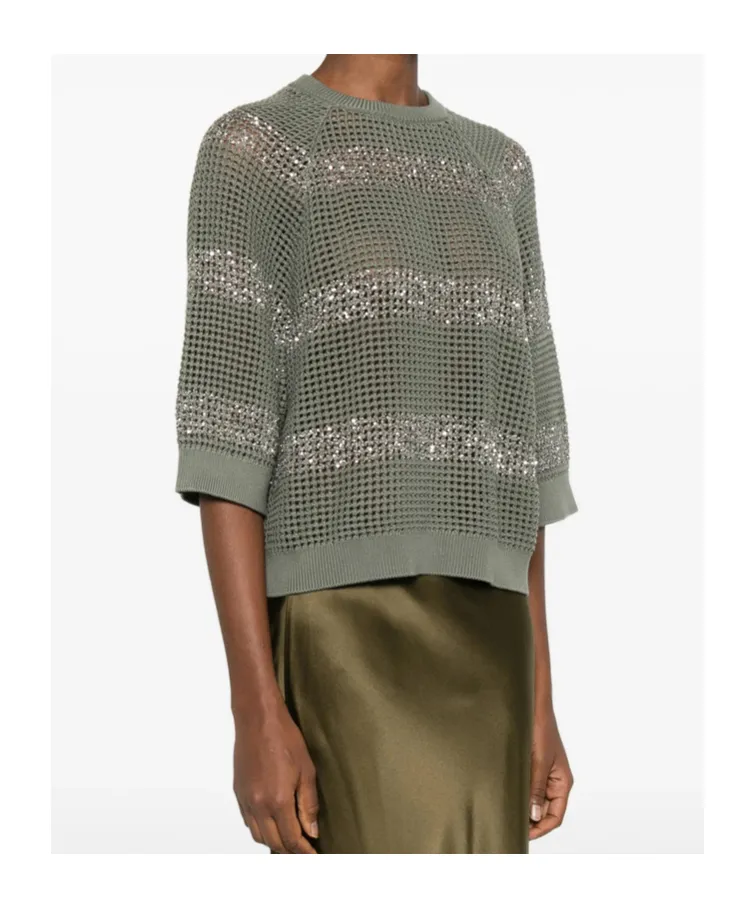 Sequin-Embellished Jumper