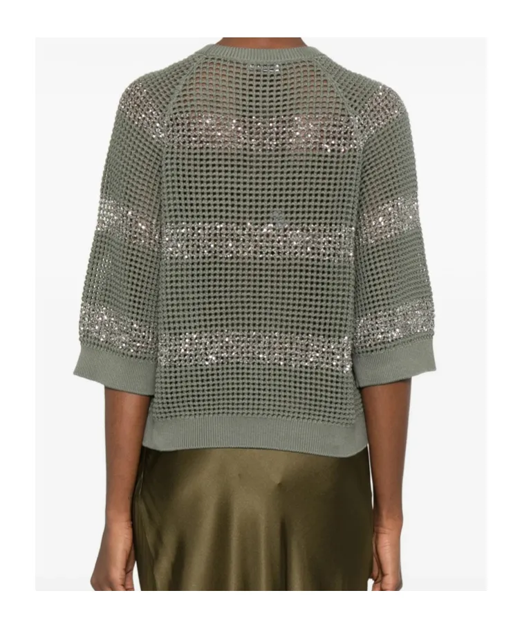 Sequin-Embellished Jumper