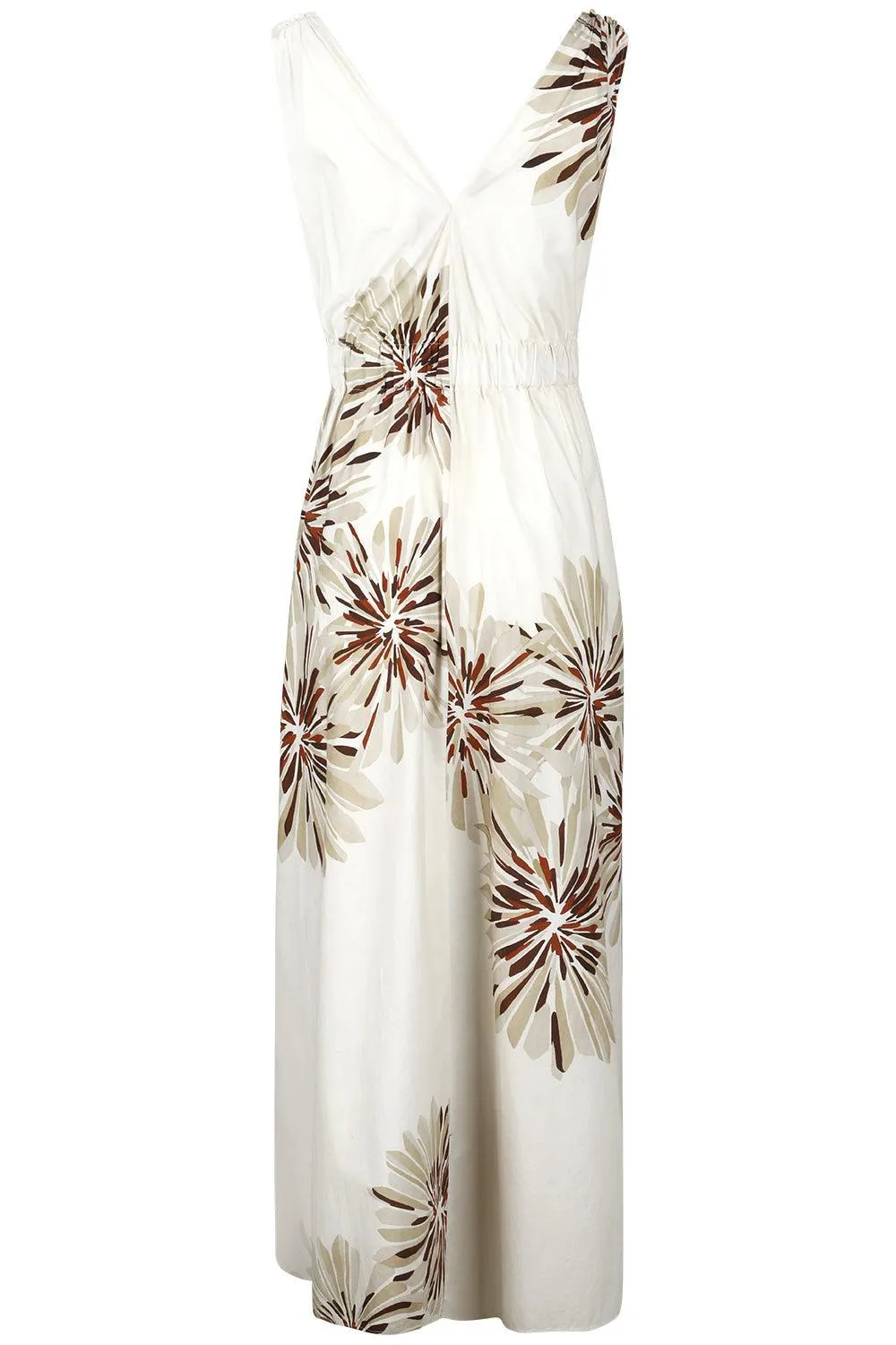 Floral Belted Midi Dress
