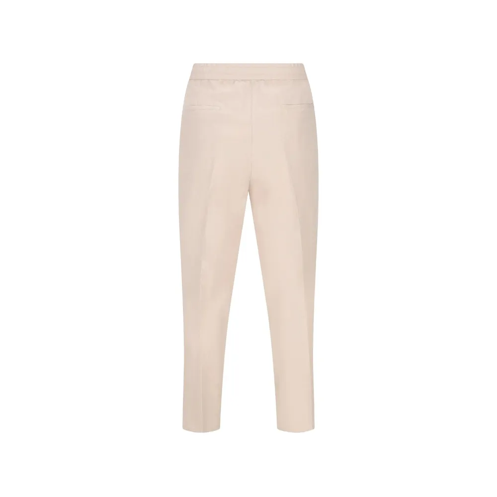 Drawstring Tapered Trousers