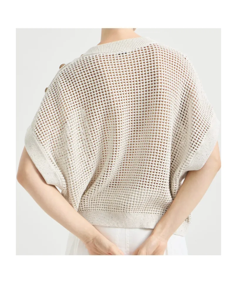 Brunello Cucinelli Knitted Embellished Jumper