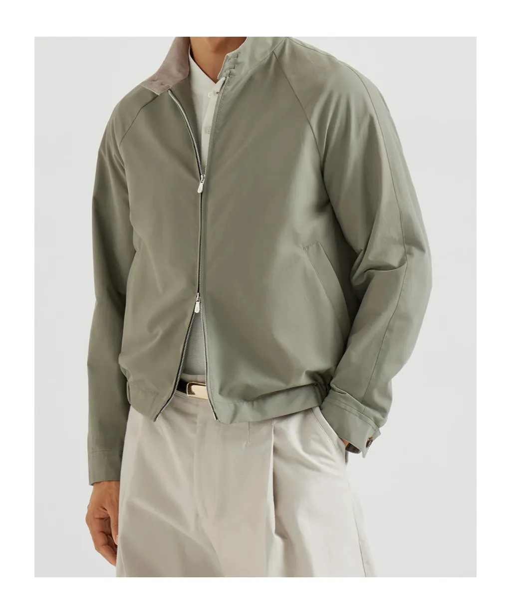 Brunello Cucinelli Water-Resistant Gabardine Outerwear Jacket