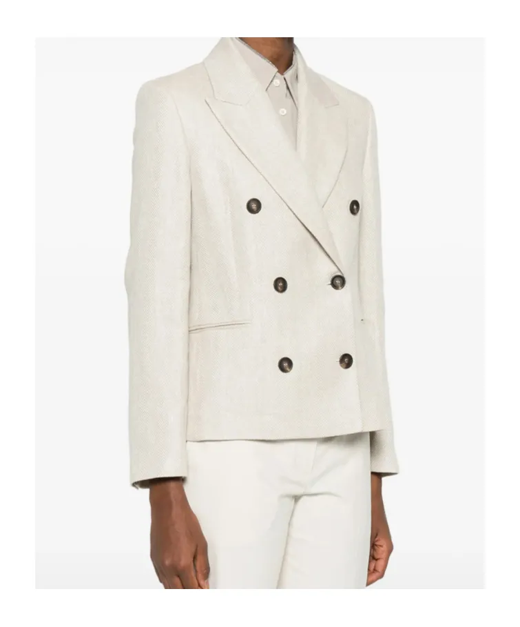Brunello Cucinelli Collared Button-Up Jacket