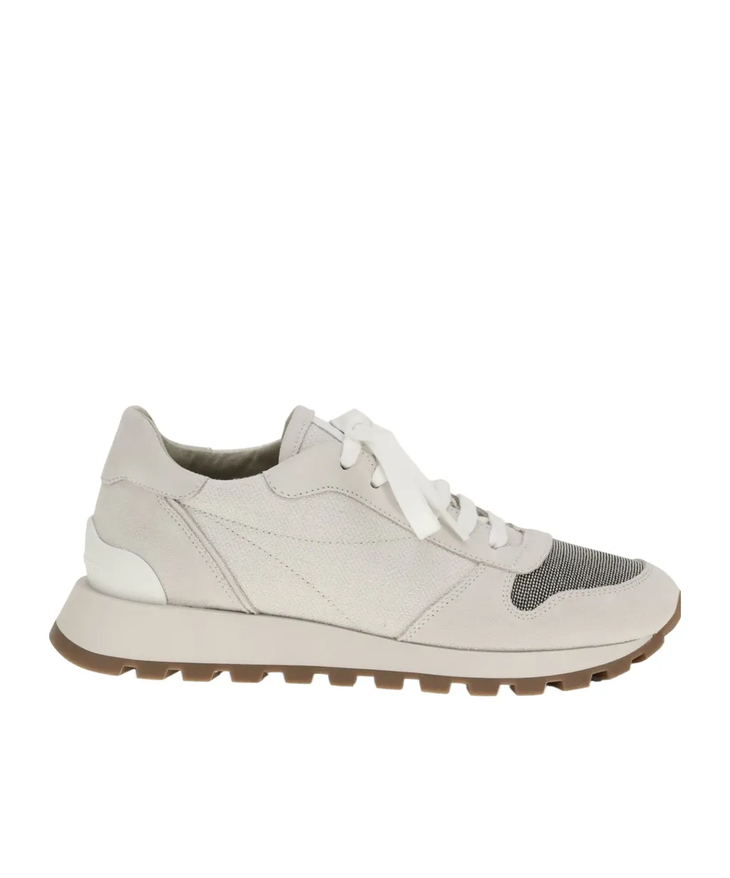 Brunello Cucinelli Monile Detailed Low-Top Sneakers