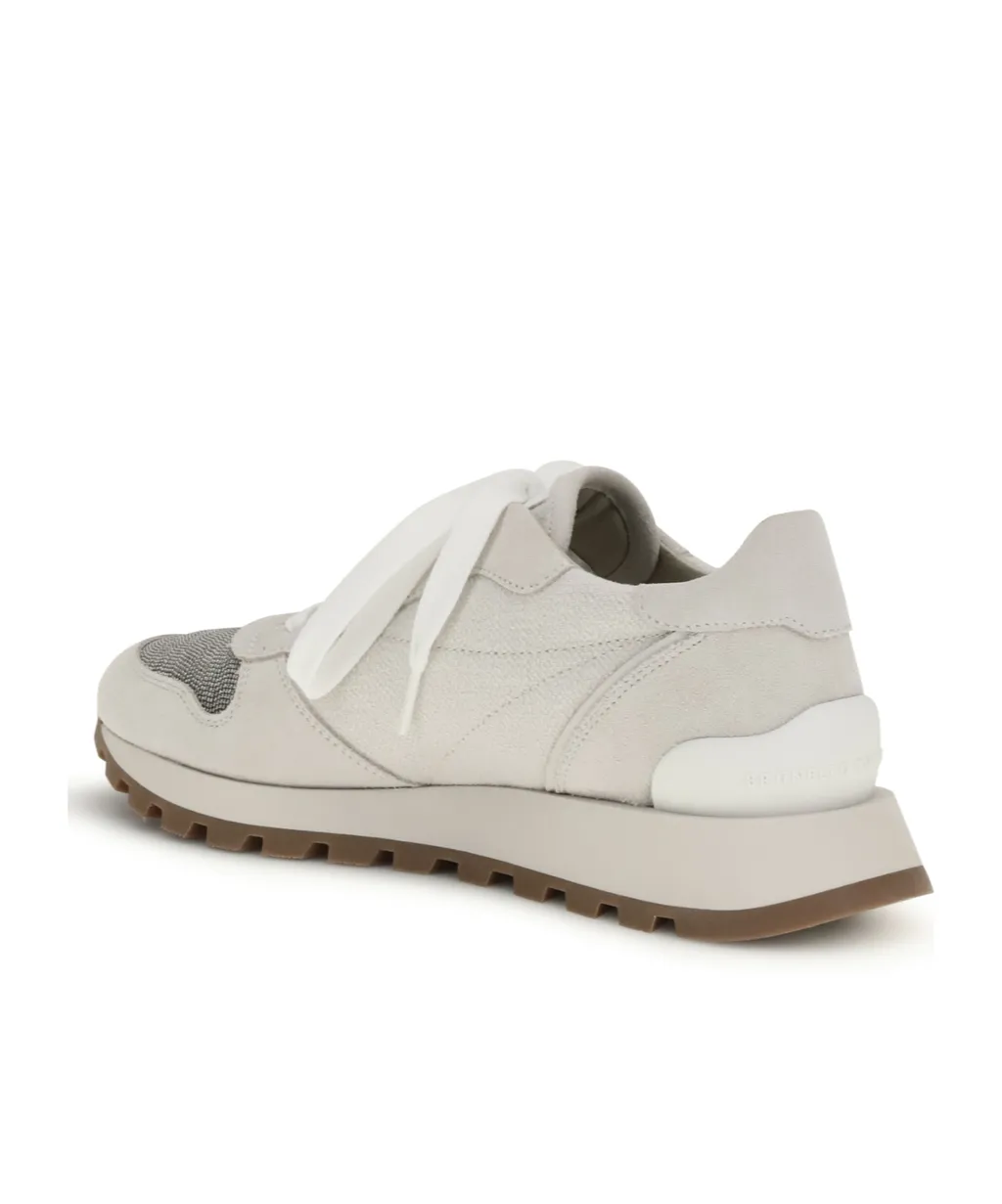 Brunello Cucinelli Monile Detailed Low-Top Sneakers