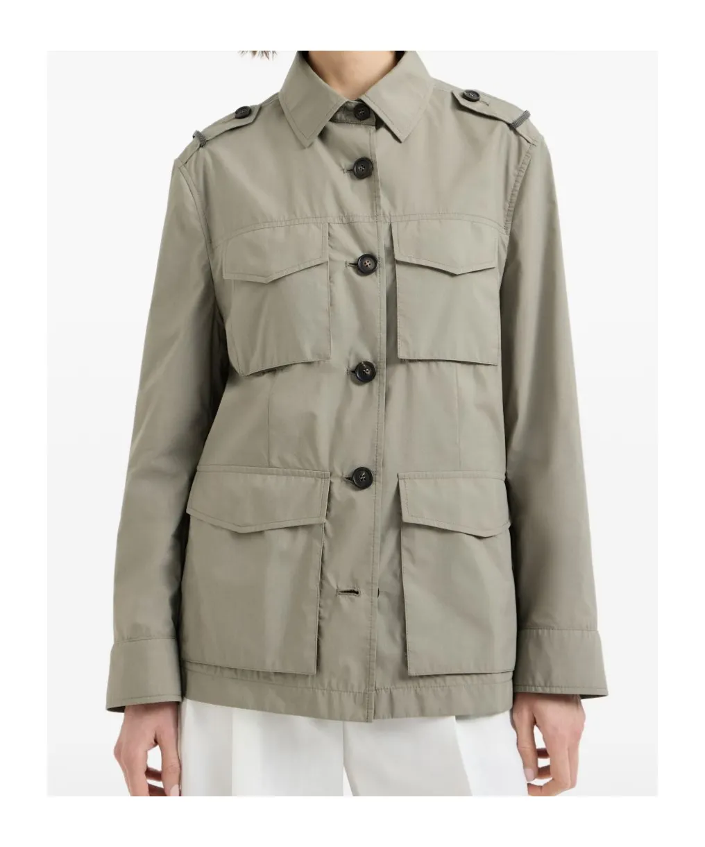 Button Flap-Pocket Jacket