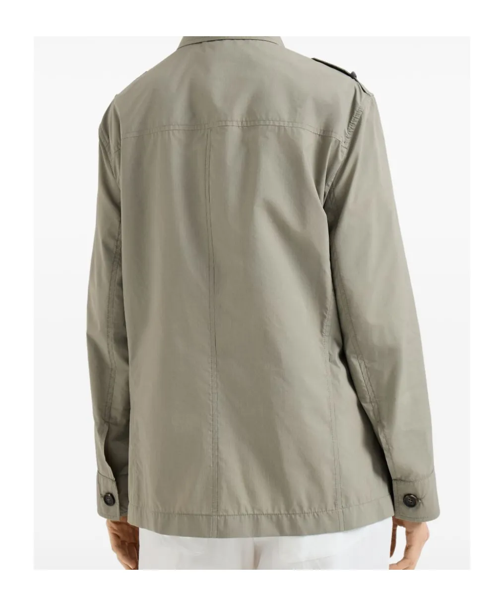 Button Flap-Pocket Jacket