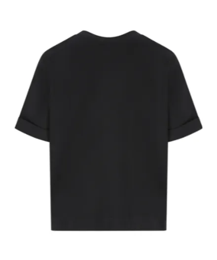 Brunello Cucinelli Shiny Trims Jersey T-Shirt
