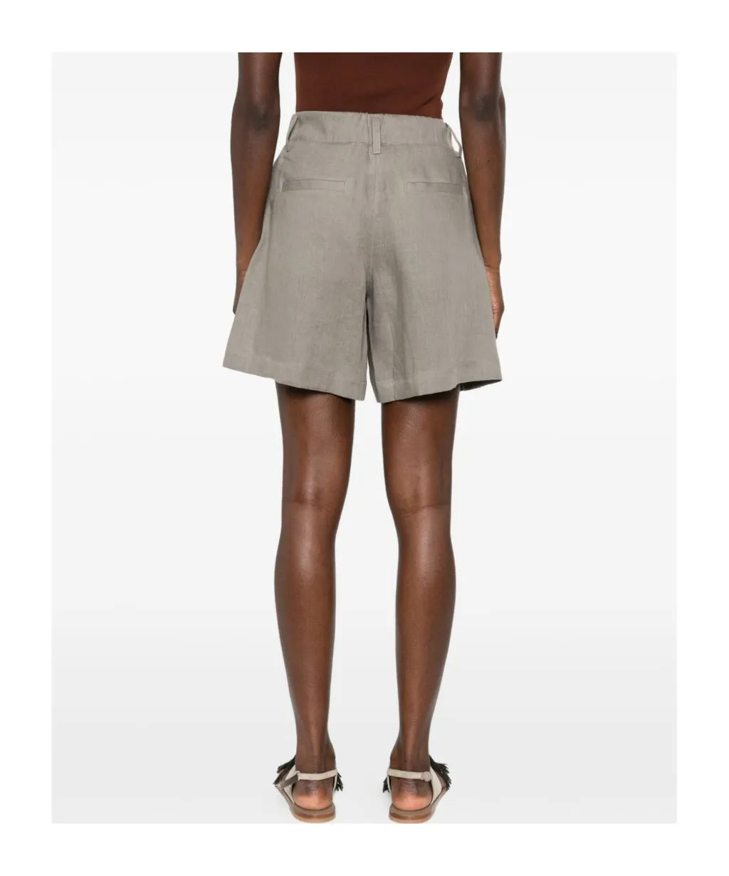 Brunello Cucinelli Double Pleated Shorts