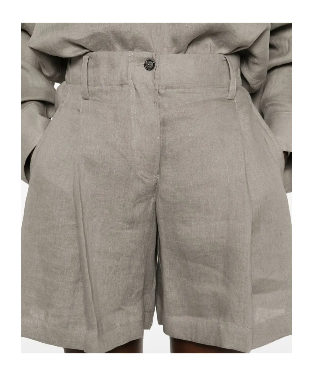 Brunello Cucinelli Double Pleated Shorts