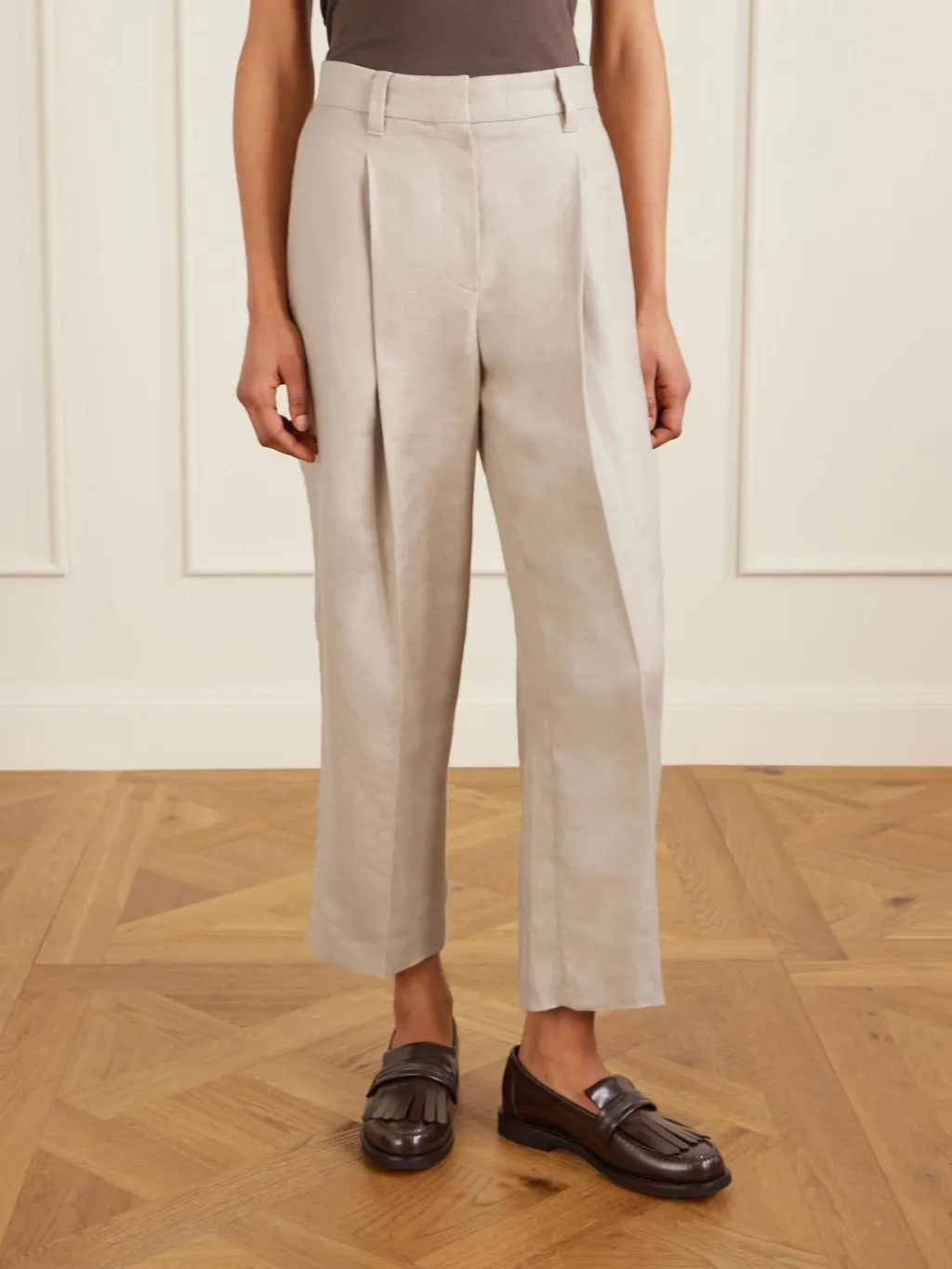 Casual Trousers With Belt Loops