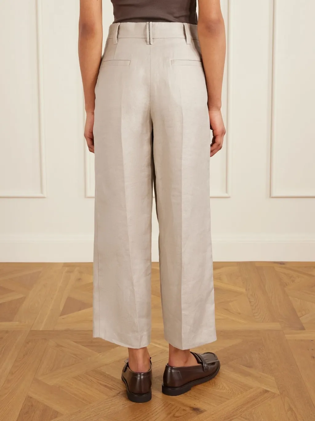 Casual Trousers With Belt Loops