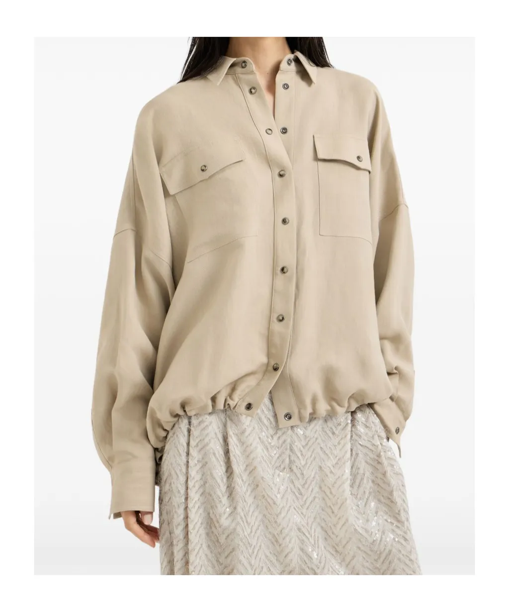Brunello Cucinelli Fluid Twill Shirt