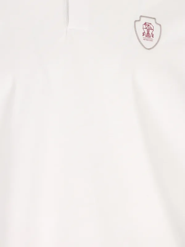 Brunello Cucinelli Logo Printed Short-Sleeved Polo Shirt