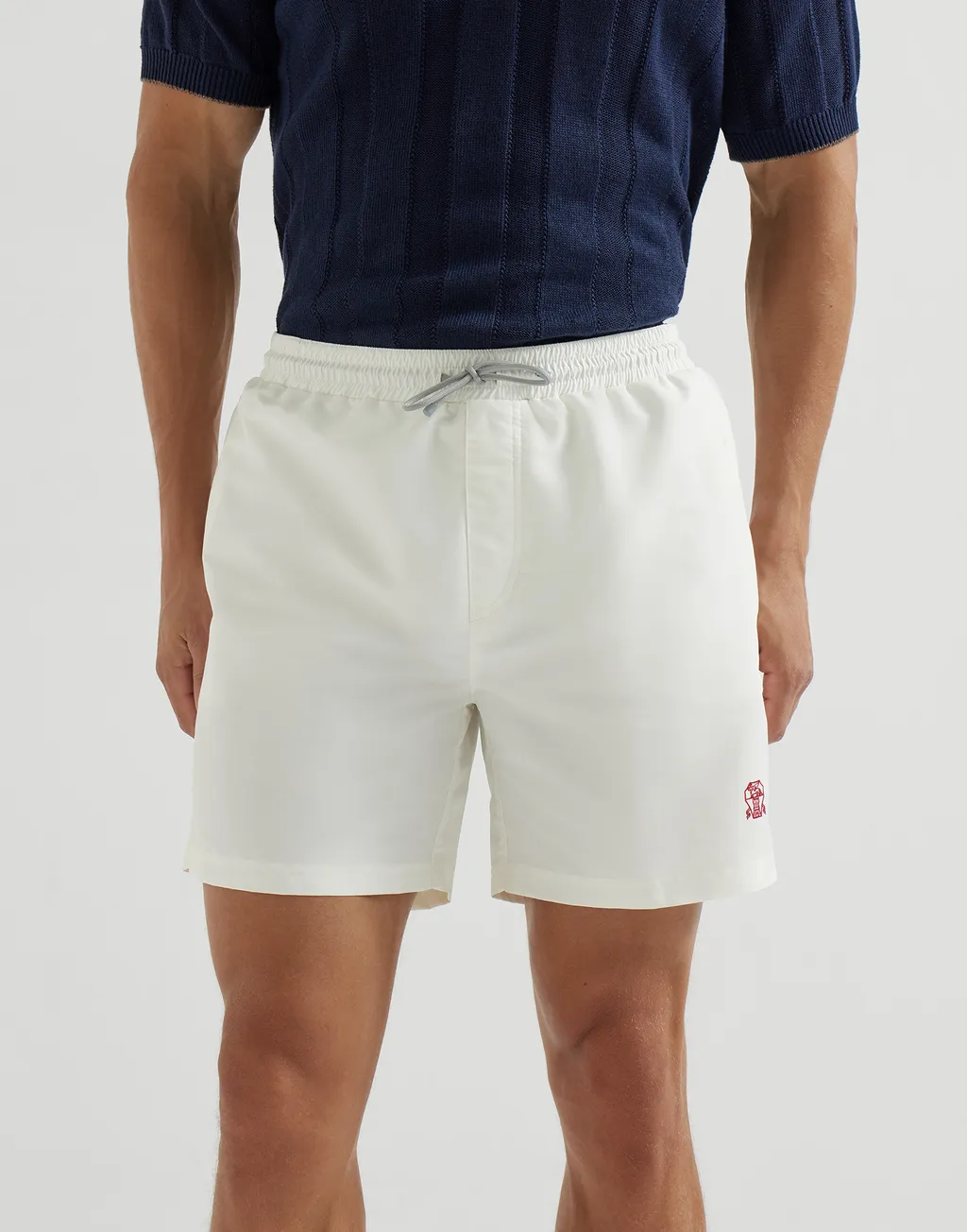 Drawstring Logo Swim Shorts