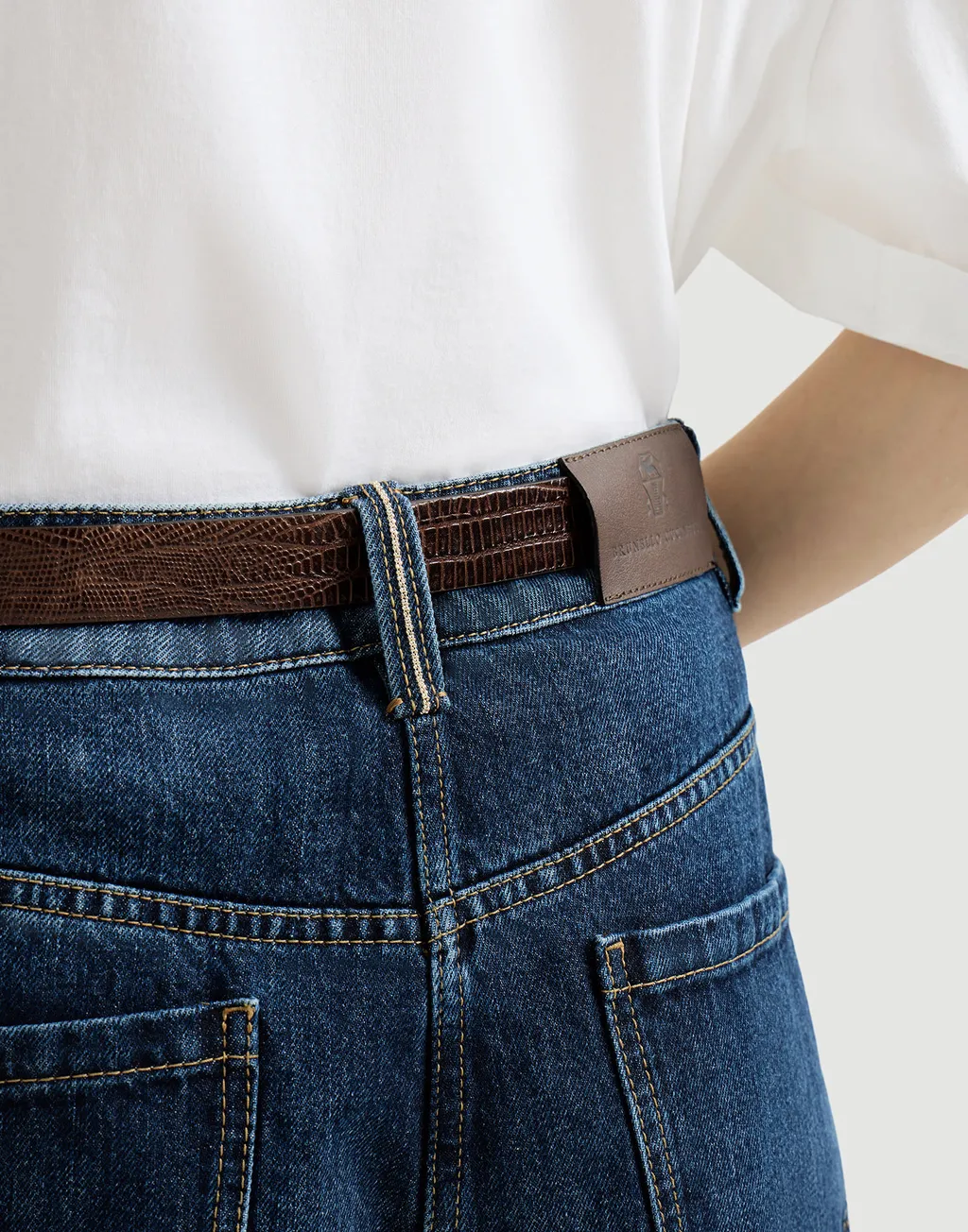 Brunello Cucinelli Mid-Waisted Wide-Leg Jeans
