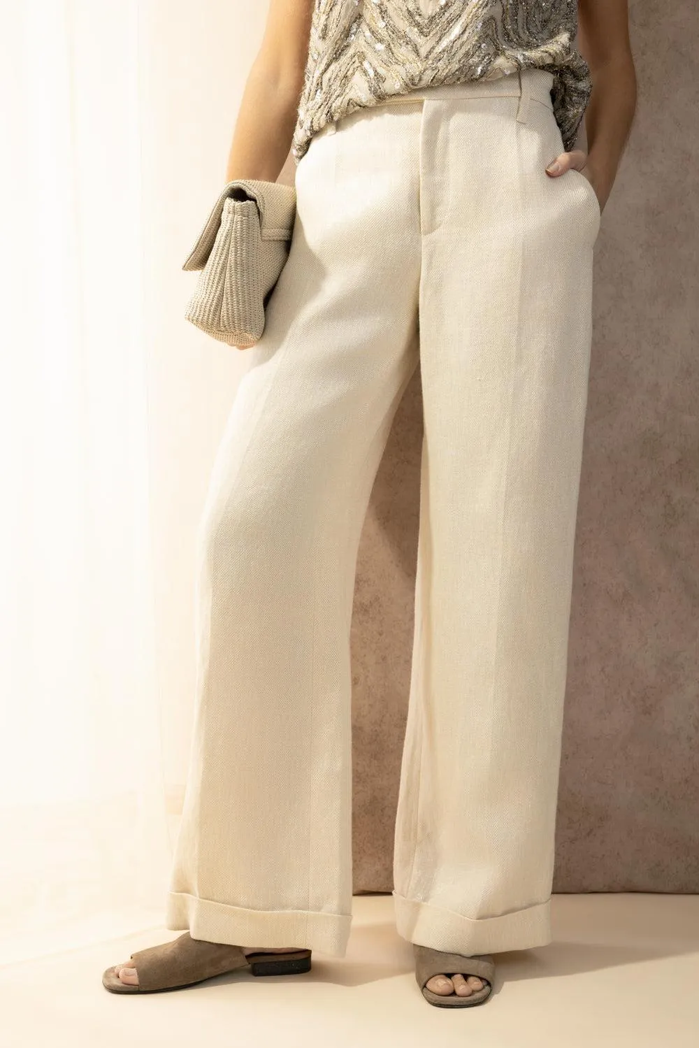 Brunello Cucinelli Wide Leg Trousers