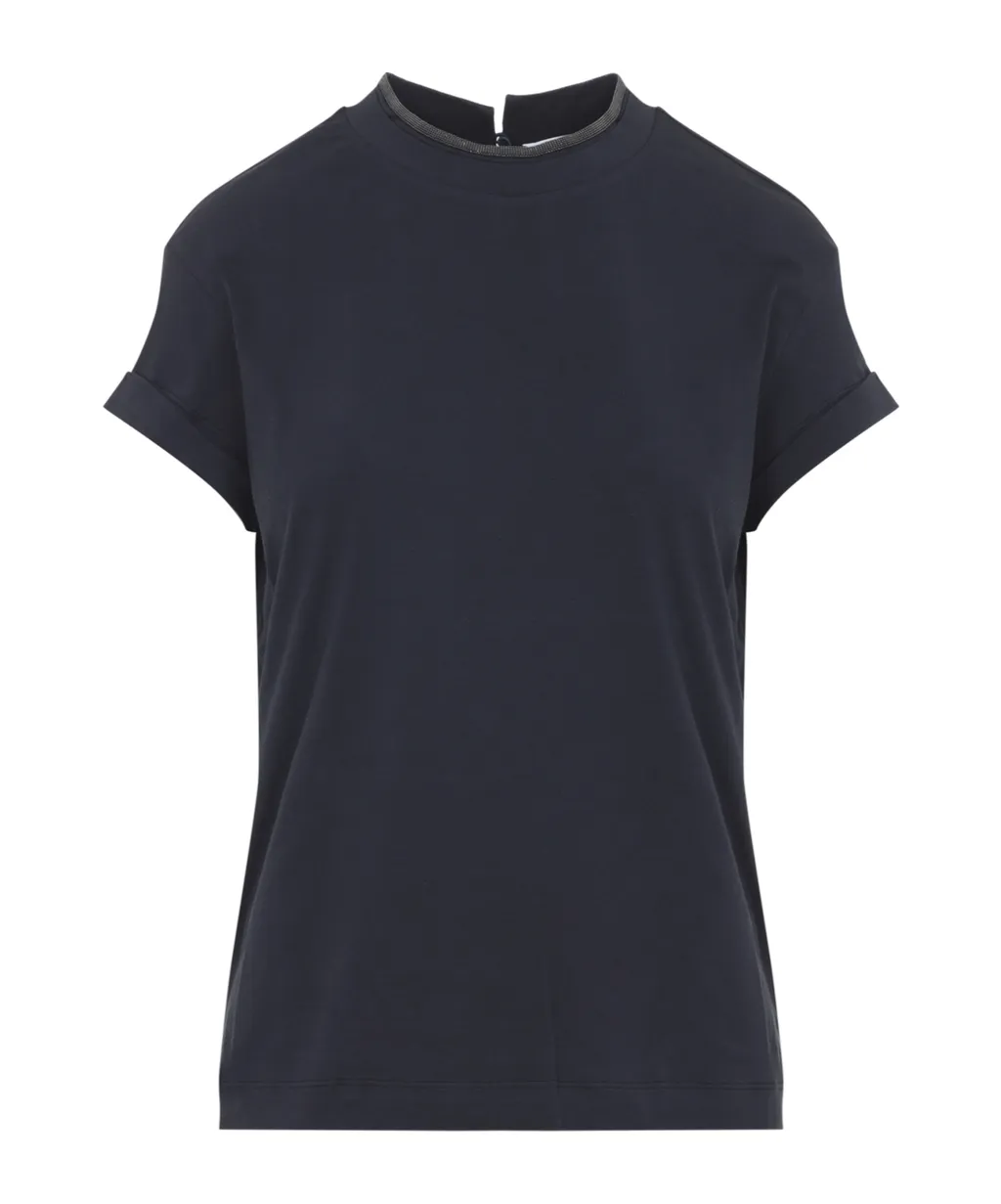 Brunello Cucinelli Embellished Crewneck T-Shirt