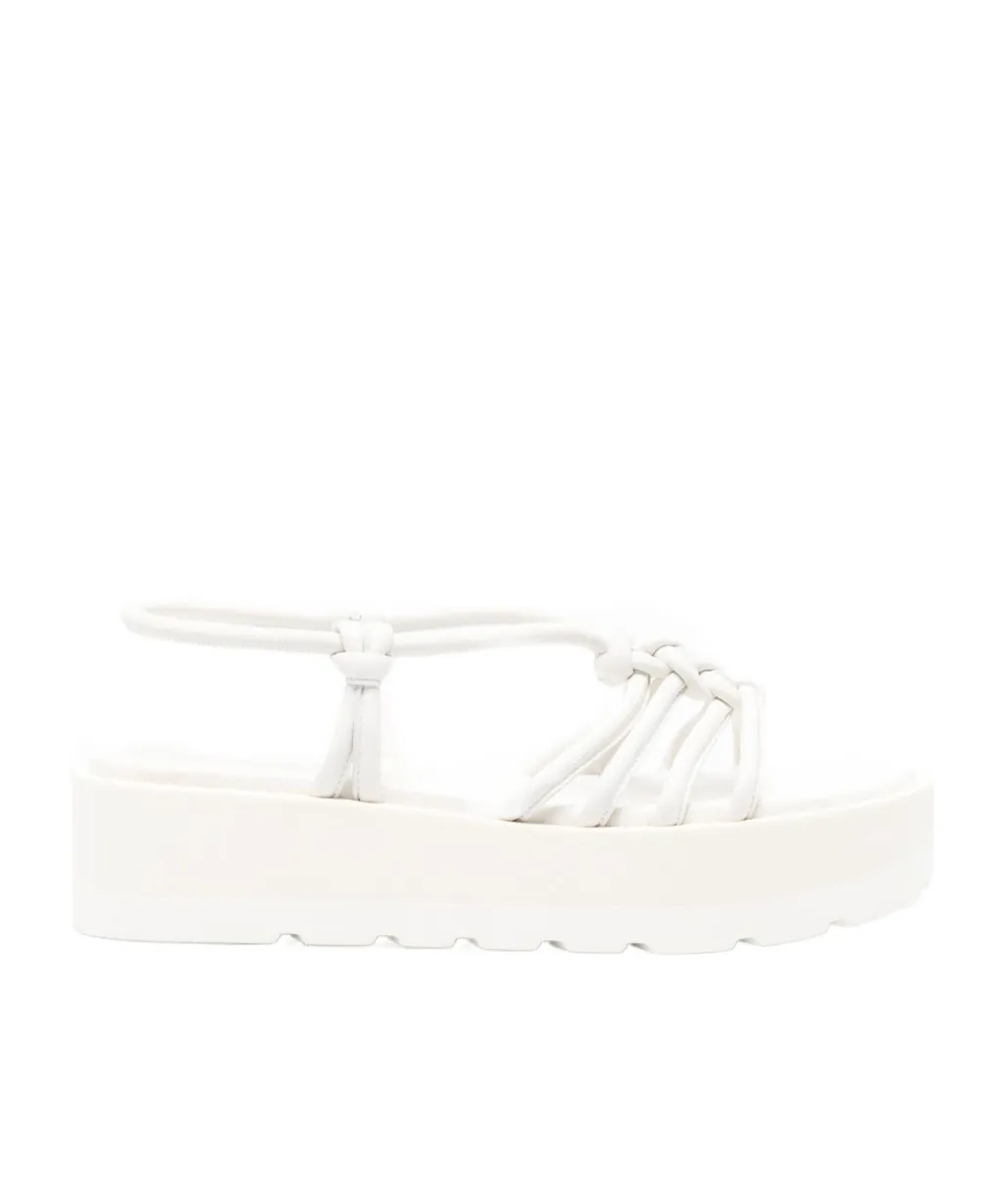 Round-Toe Platform Sandals