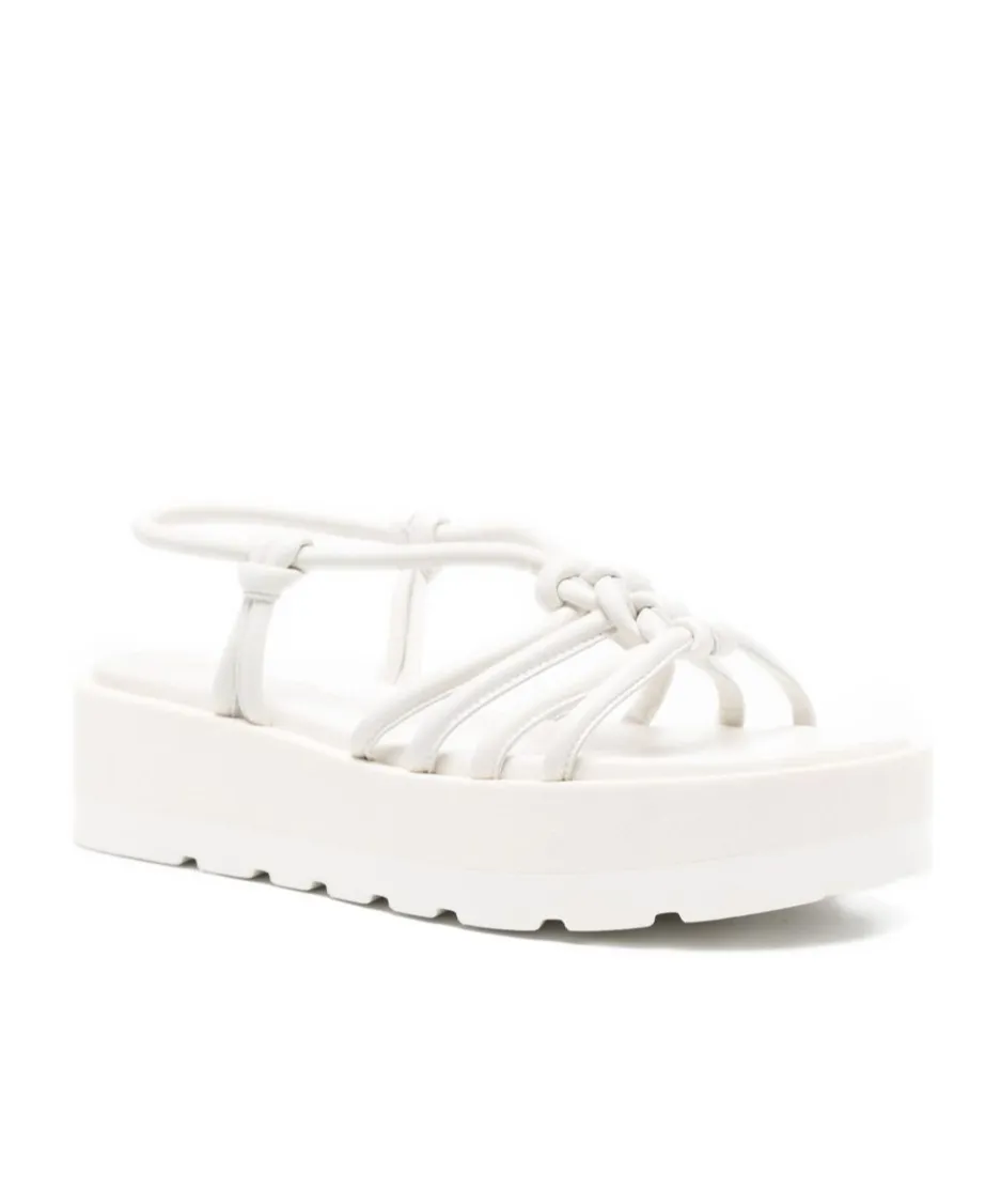 Round-Toe Platform Sandals