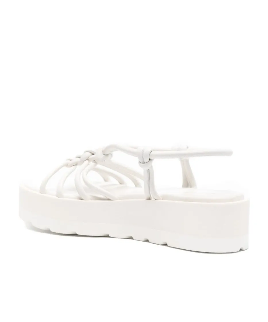 Round-Toe Platform Sandals