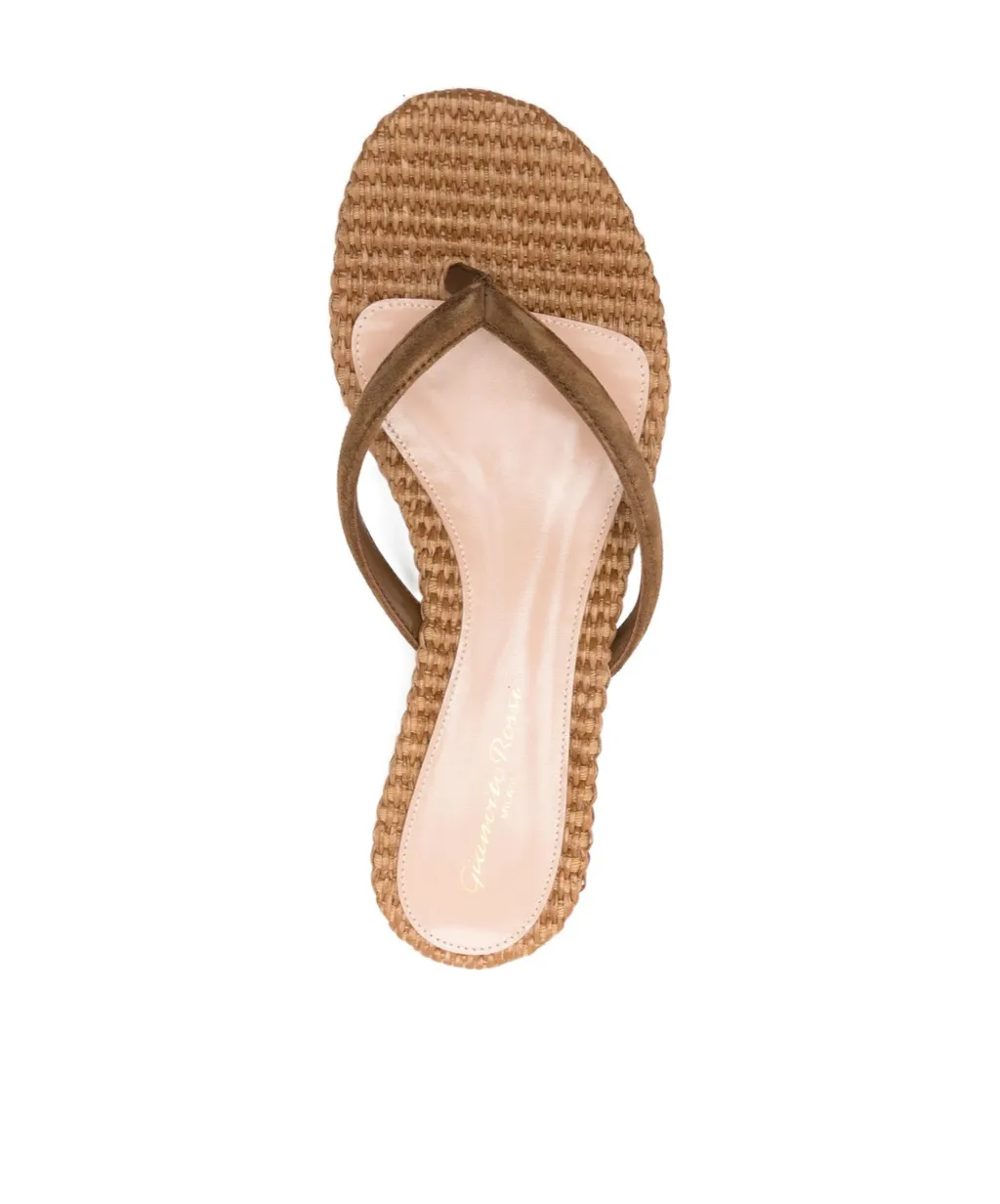 Gianvito Rossi Calypso Thong Strap Sandals