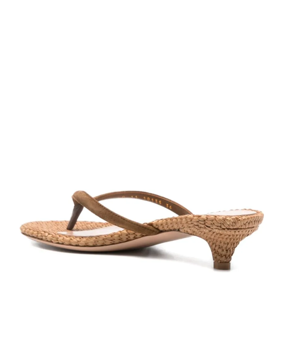 Gianvito Rossi Calypso Thong Strap Sandals