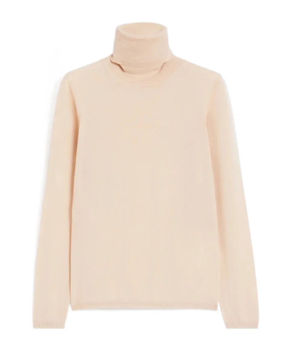 Wool Knit Turtleneck Jumper