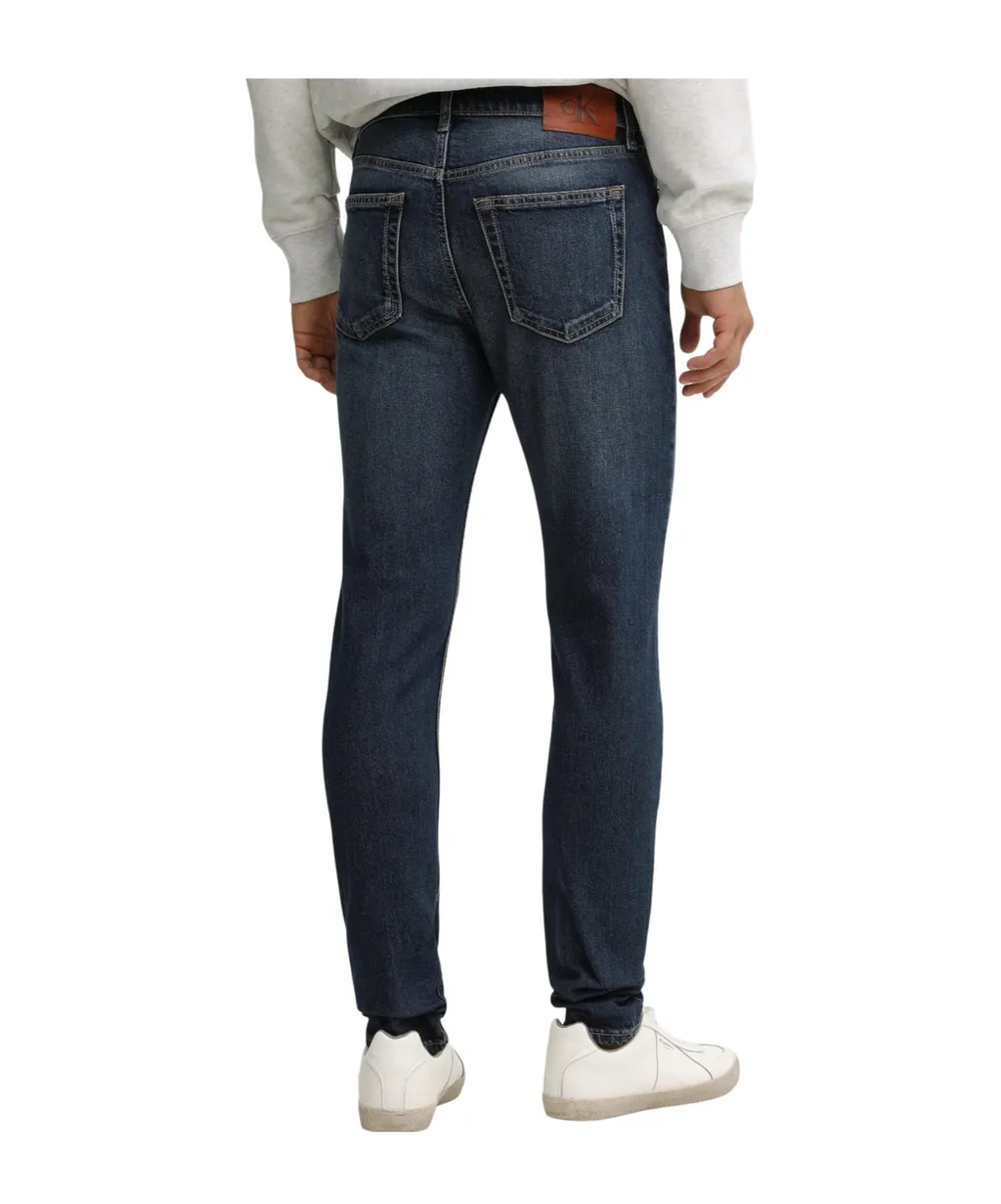 Five-Pockets Logo-Patch Jeans