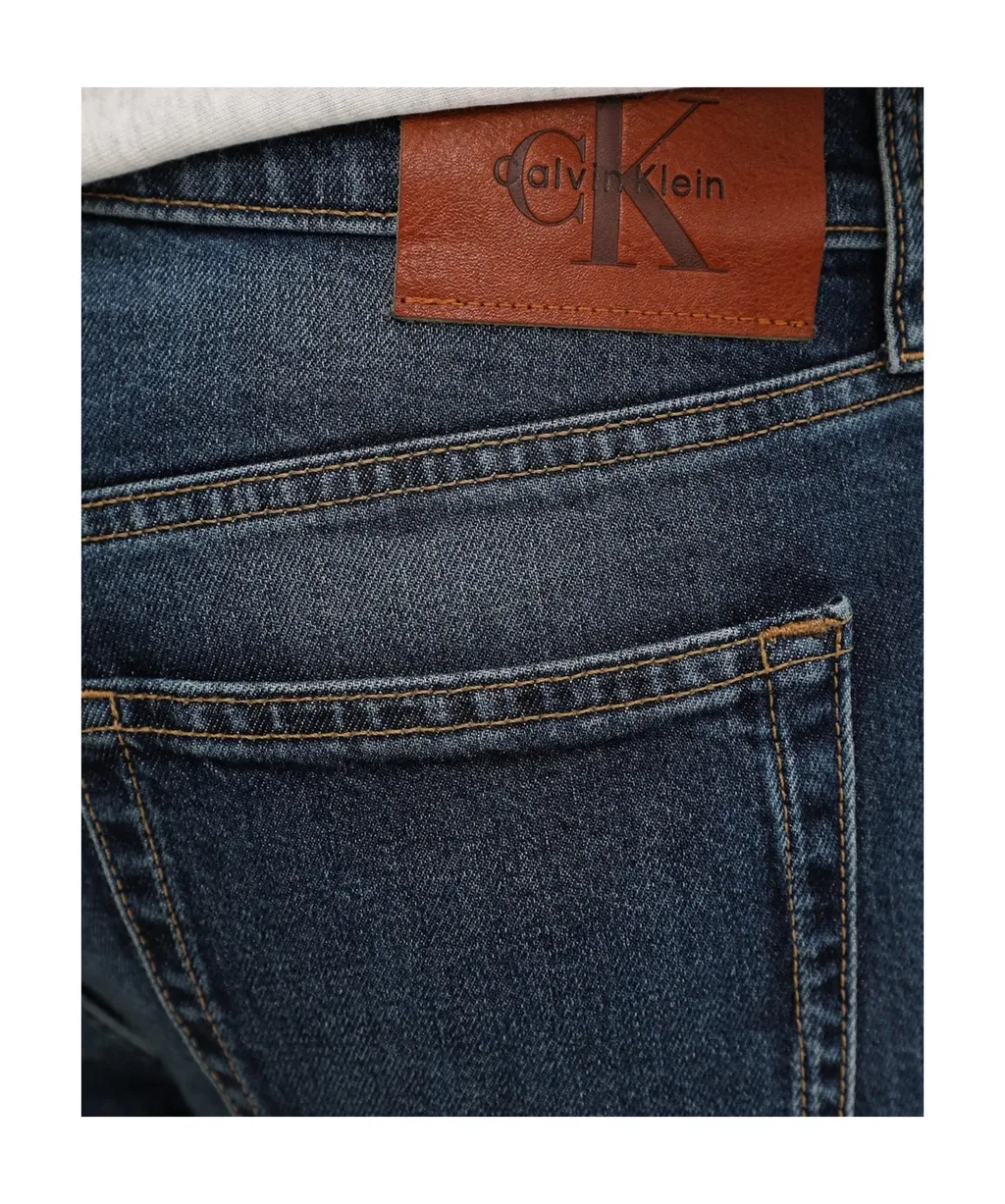 Five-Pockets Logo-Patch Jeans