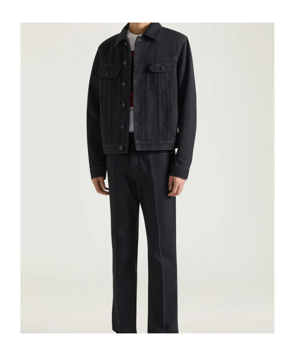 Jacket In Black Denim
