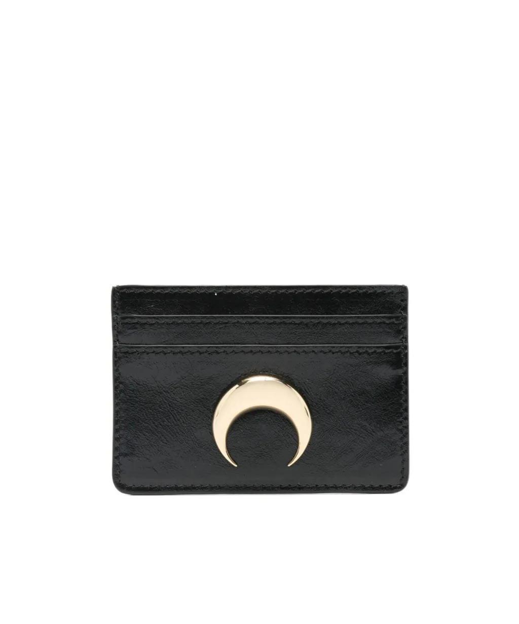 Marine Serre Moon-Motif Card Holder