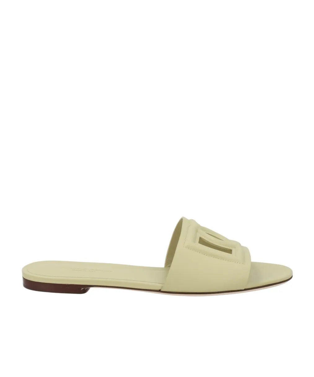Dolce & Gabbana Logo Slide Flat Mules