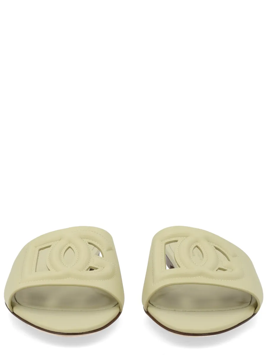Dolce & Gabbana Logo Slide Flat Mules