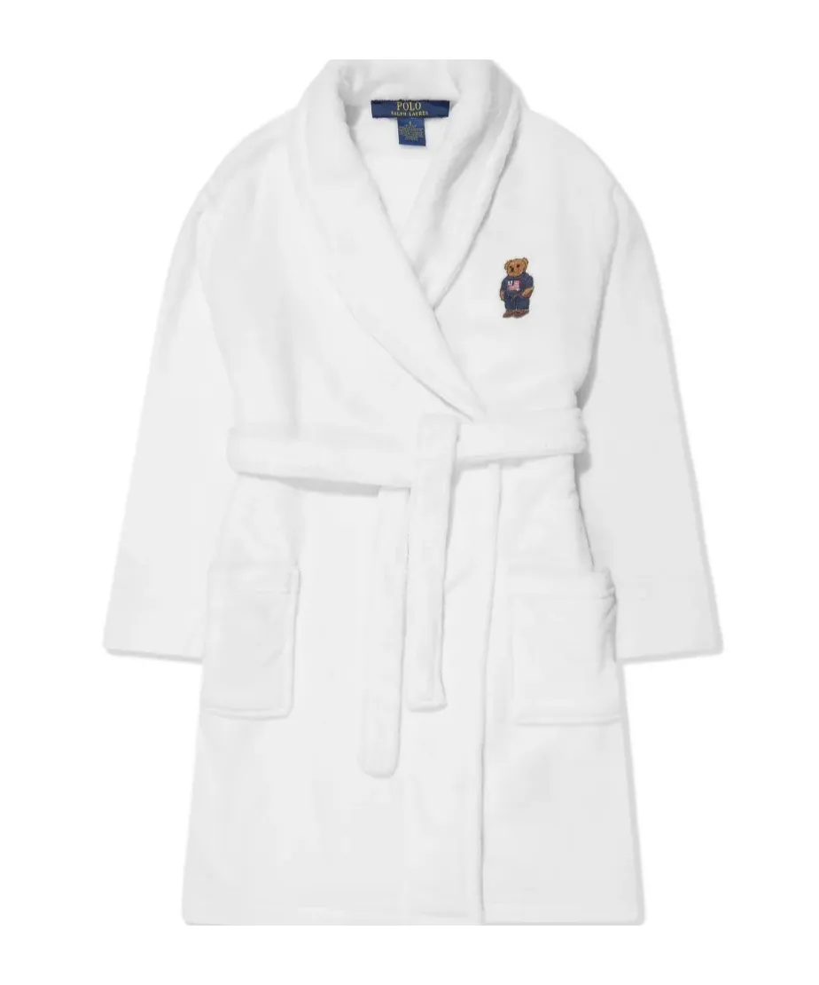 Polo Bear-Patch Terry Robe