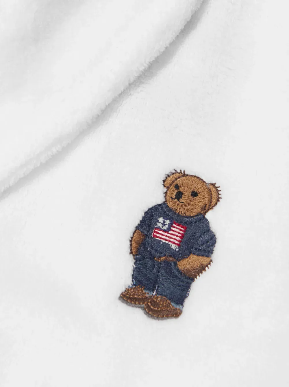 Polo Bear-Patch Terry Robe