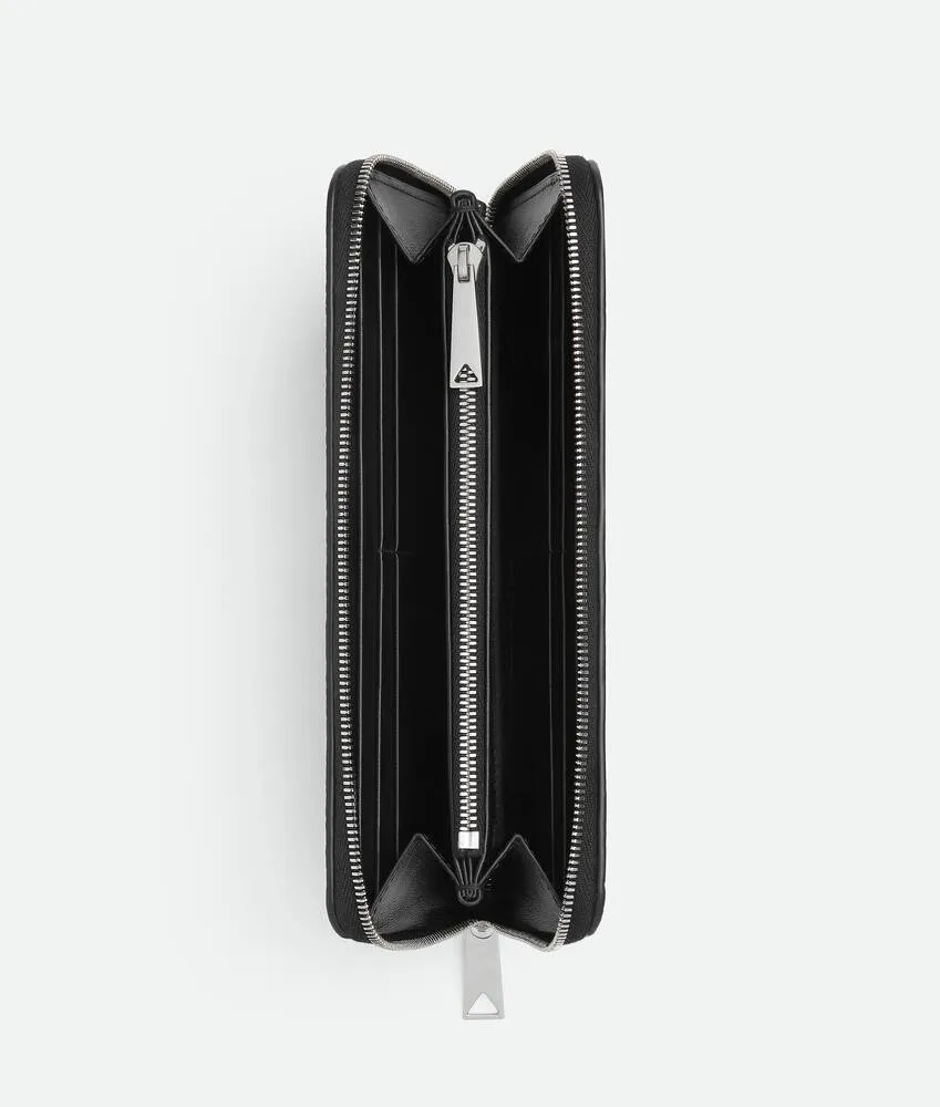 Intrecciato Zip Around Wallet