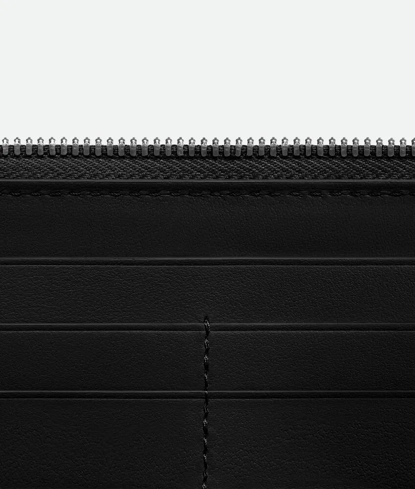 Intrecciato Zip Around Wallet