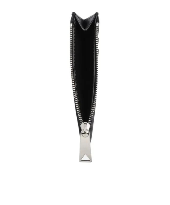 Intrecciato Zipped Card Case