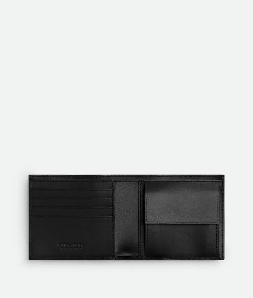 Intrecciato Bi-Fold Wallet With Coin Purse