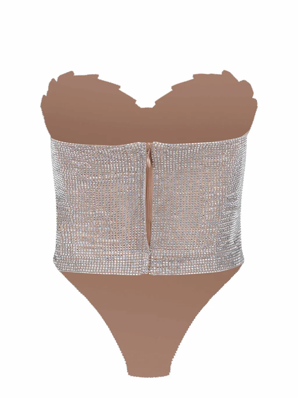 Giuseppe Di Morabito Rhinestone Bustier Top