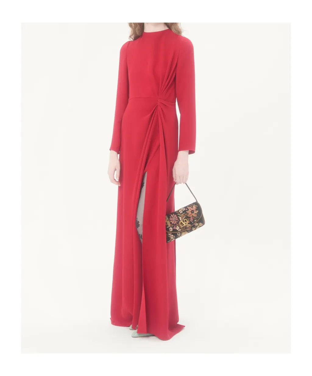 Cady Couture Ruched Maxi Dress
