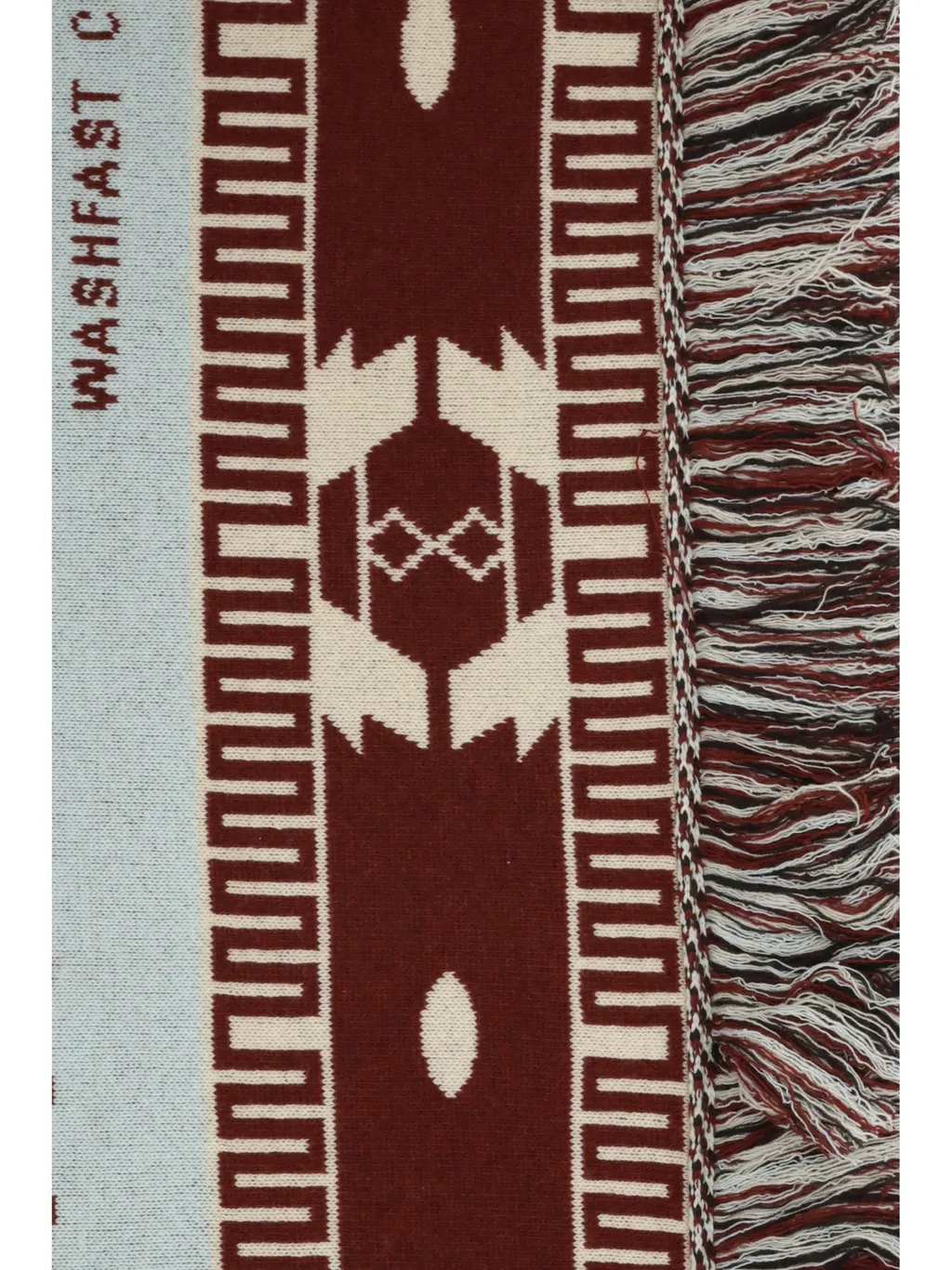 Alanui Frayed Edge Bandana Jacquard Blanket