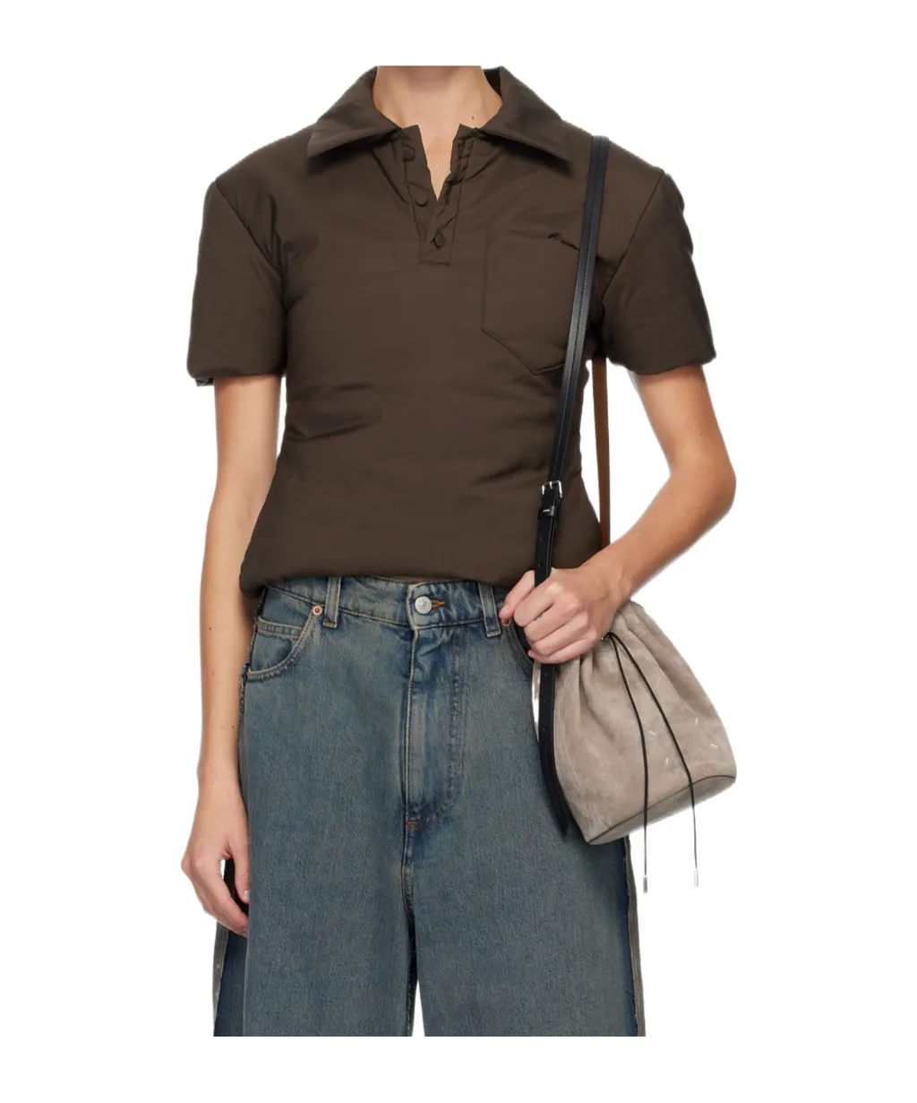 Padded Polo Top