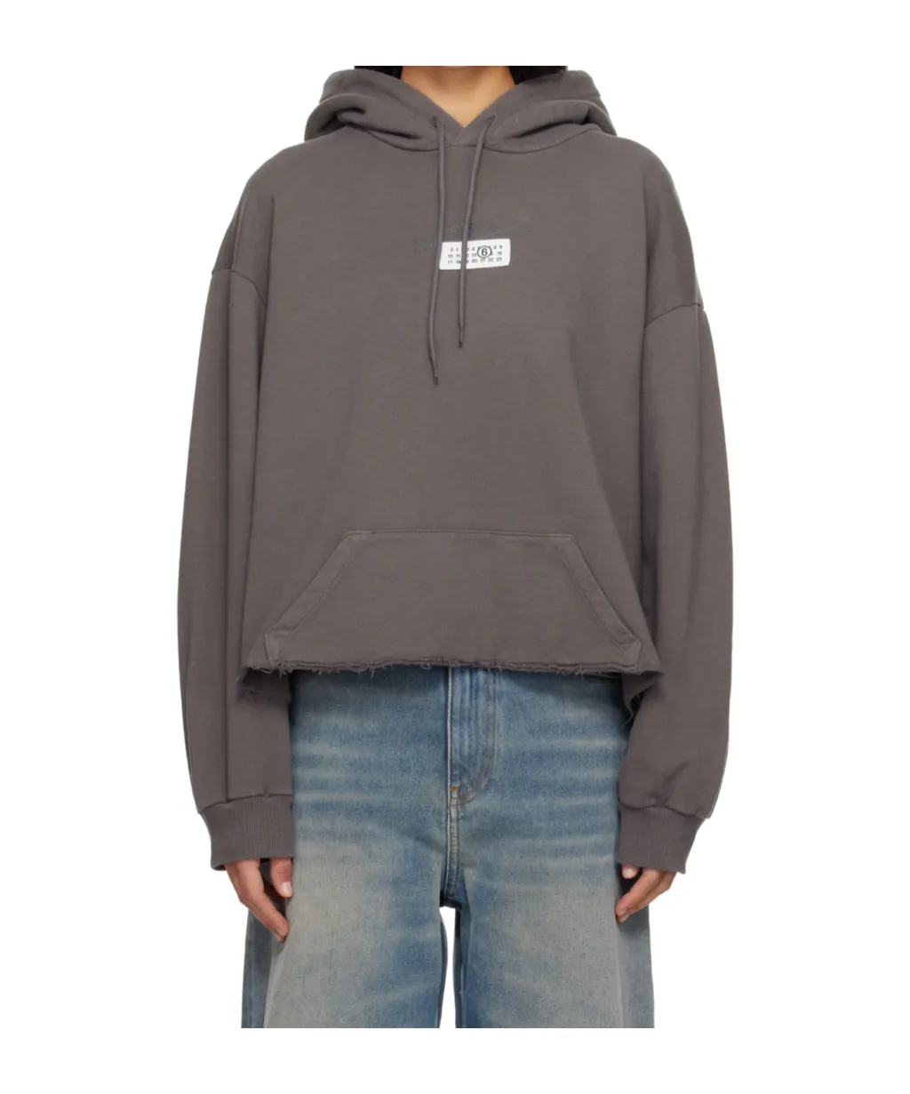Distressed Hooded Top