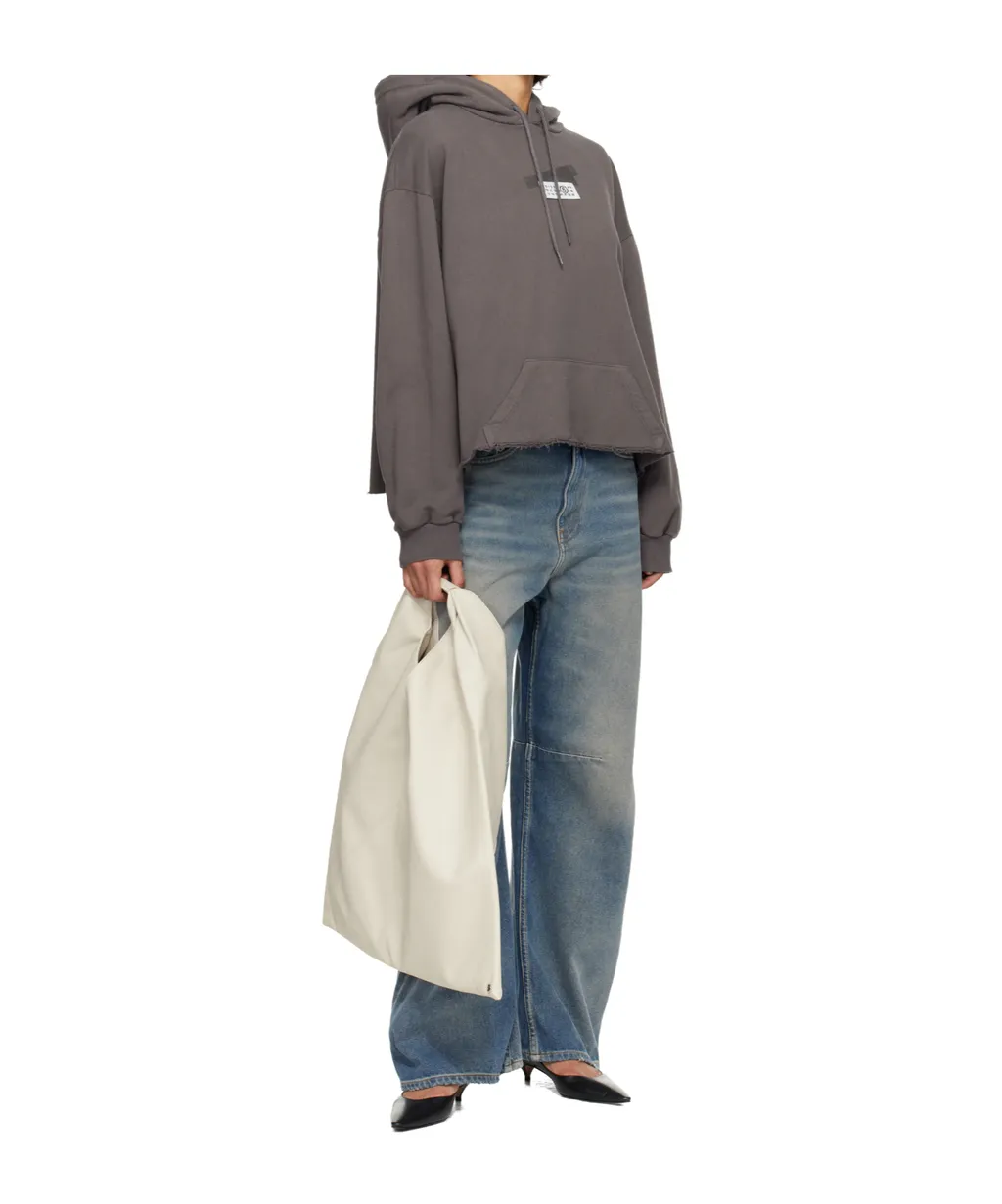 Distressed Hooded Top