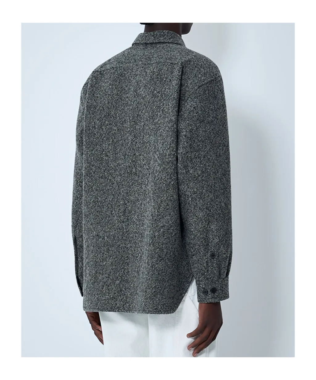 Dries Van Noten Herringbone Zip-Up Jacket