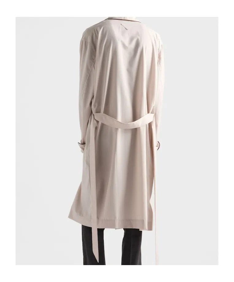 Cotton Blend Robe Coat