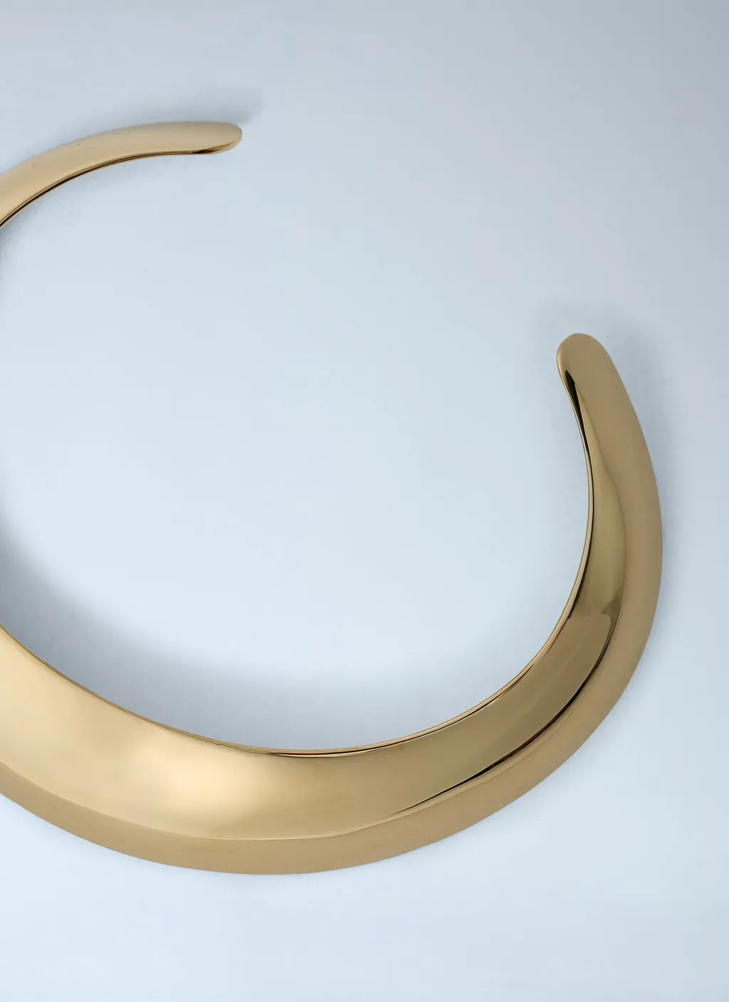 Polished Metal Cuff Bracelet